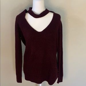 Burgundy Sweater